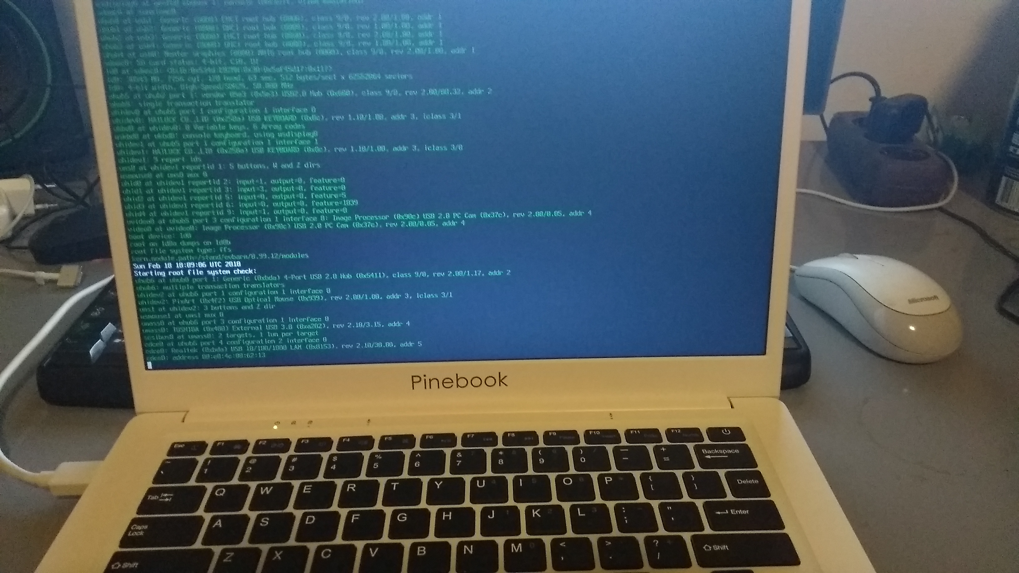 NetBSD@PineBook